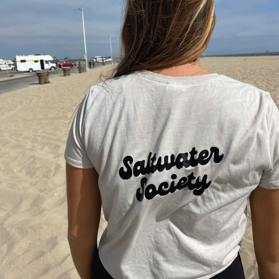 WOMEN'S RETRO CROPPED TEE