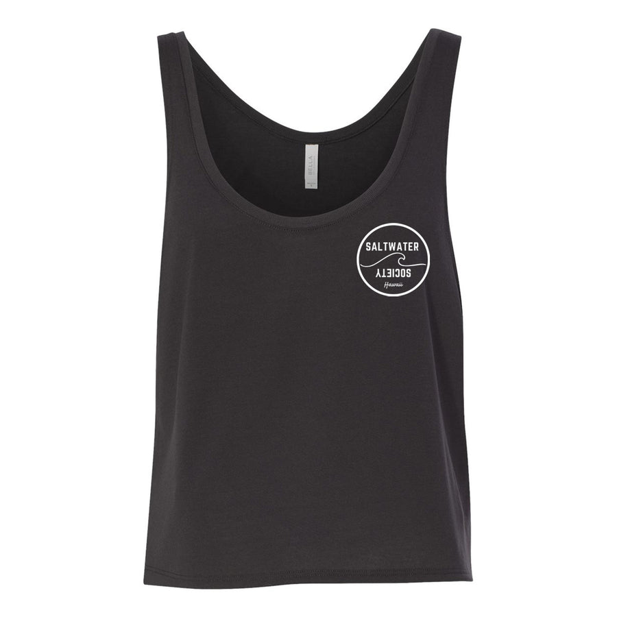 SALTWATER SOCIETY ALOHA LOGO WOMEN'S TANK
