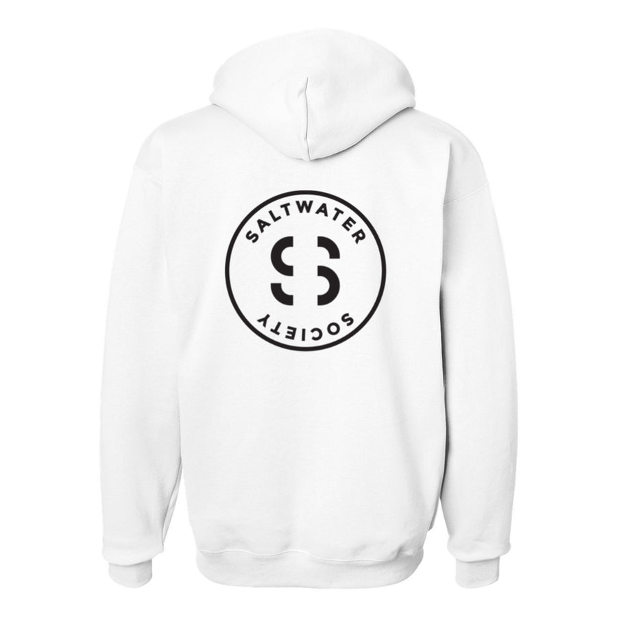 SALTWATER SOCIETY UNISEX CIRCLE LOGO HOODIE