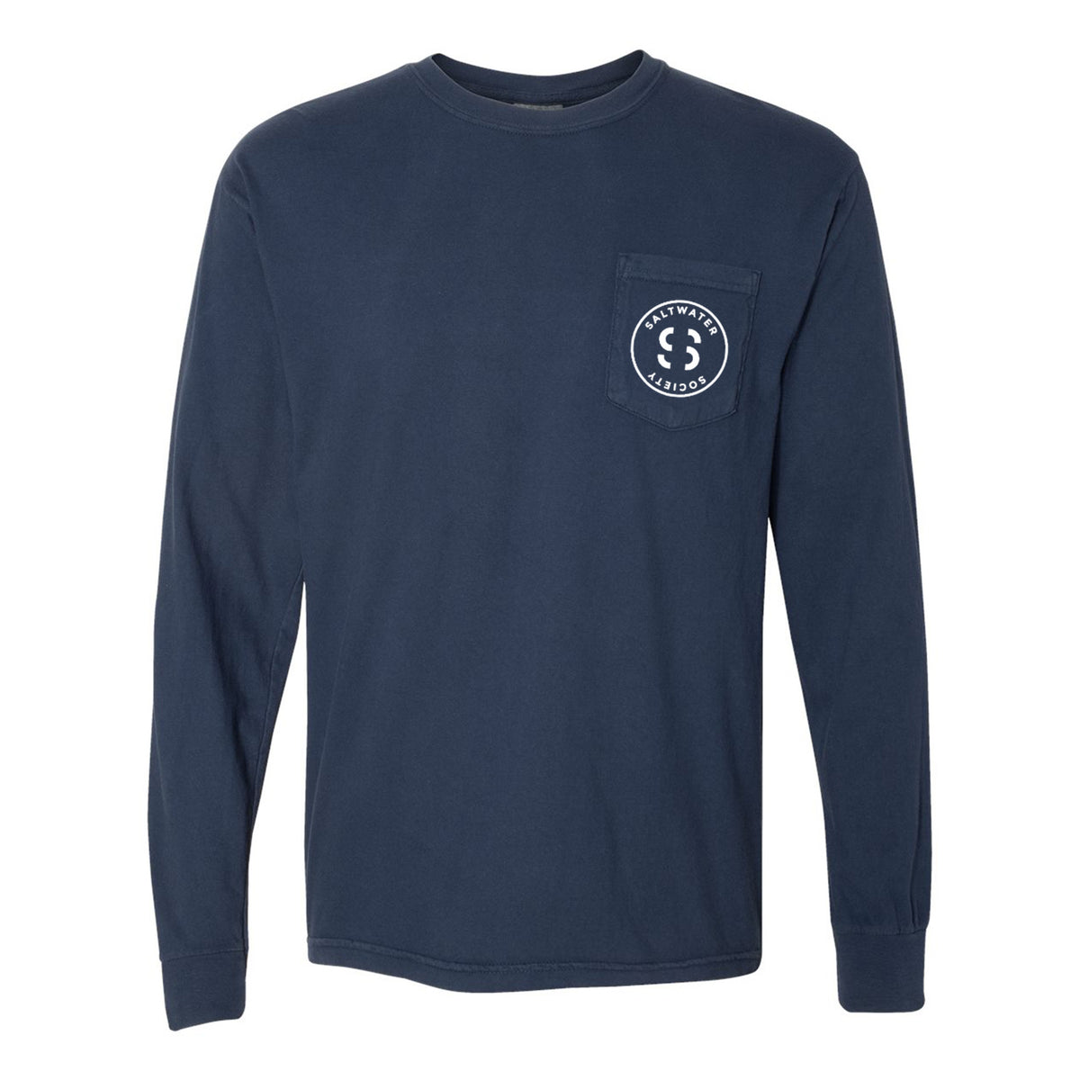 SALTWATER SOCIETY CIRCLE LOGO LONG SLEEVE