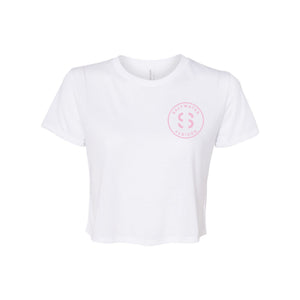 SALTWATER SOCIETY WOMEN'S CROPPED T-SHIRT