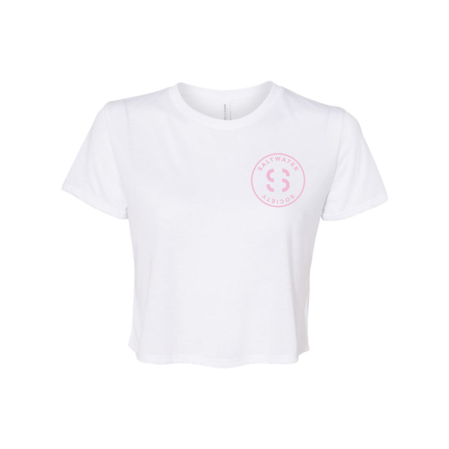 SALTWATER SOCIETY WOMEN'S CROPPED T-SHIRT