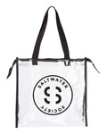 SALTWATER SOCIETY LOGO CLEAR BAG