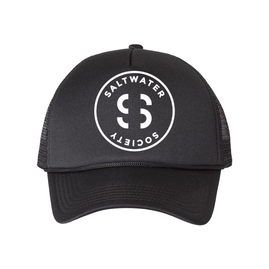 SALTWATER SOCIETY CIRCLE LOGO TRUCKER HAT