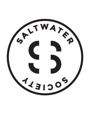 SALTWATER SOCIETY STICKER 7"